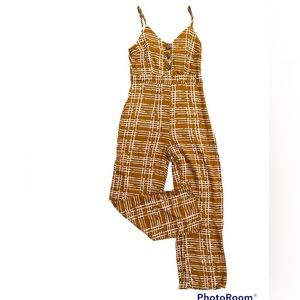 Women’s mustard jumpsuit - size L